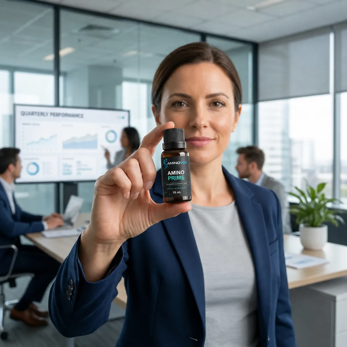AMINO PRIME apresentado em ambiente corporativo